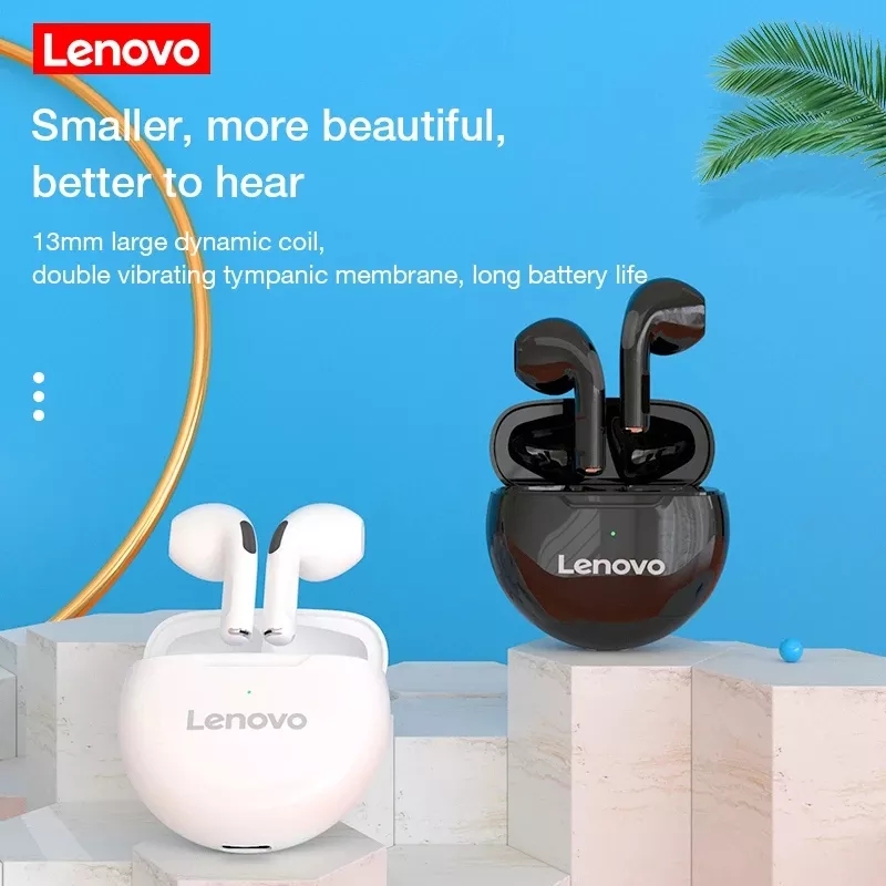 Tai nghe Bluetooth Lenovo HT38 chống ồn, có mic.