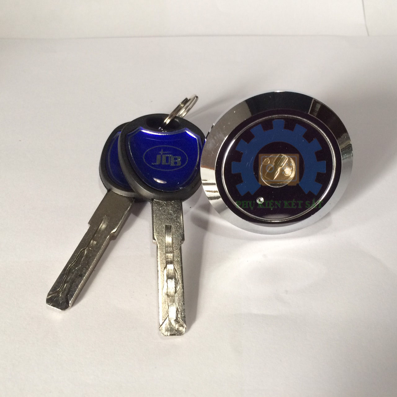 KHÓA KÉT SẮT CHÌA DẸT VI TÍNH-KK11 - Hợp kim, nhựa - 4.5cm - 200gr