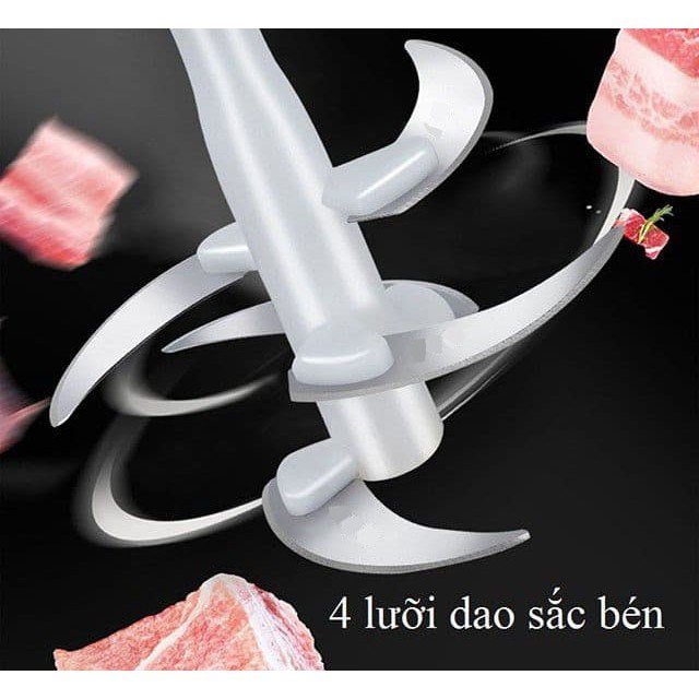 Máy xay thịt đa năng cối inox 304, máy xay thịt xay rau củ