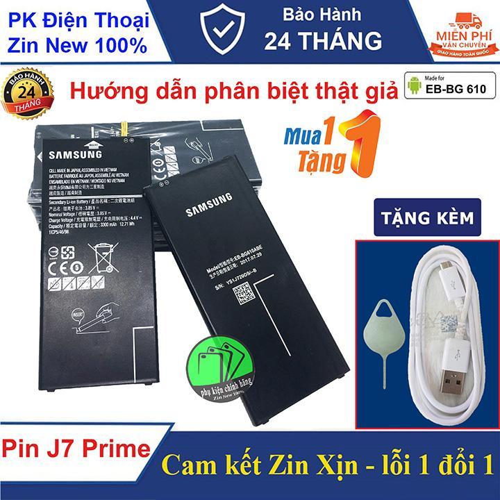 Pin dành cho SAMSUNG J7 Prime (BG-610ABE), On 7 (2016), J6 Plus dung lượng 3300mAh - Cam kết Chuẩn Zin