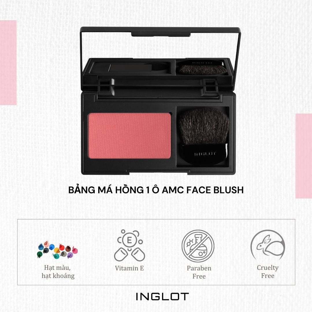 Phấn má hồng bền màu lâu trôi Face Blush Inglot 6g