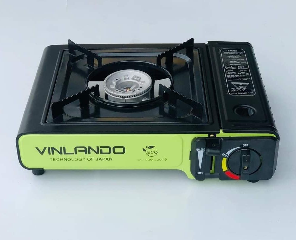 Bếp gas mini giá rẻ vinlando dùng bình gas lon ga mini - hàng chính hãng - bảo hành 1 đổi 1