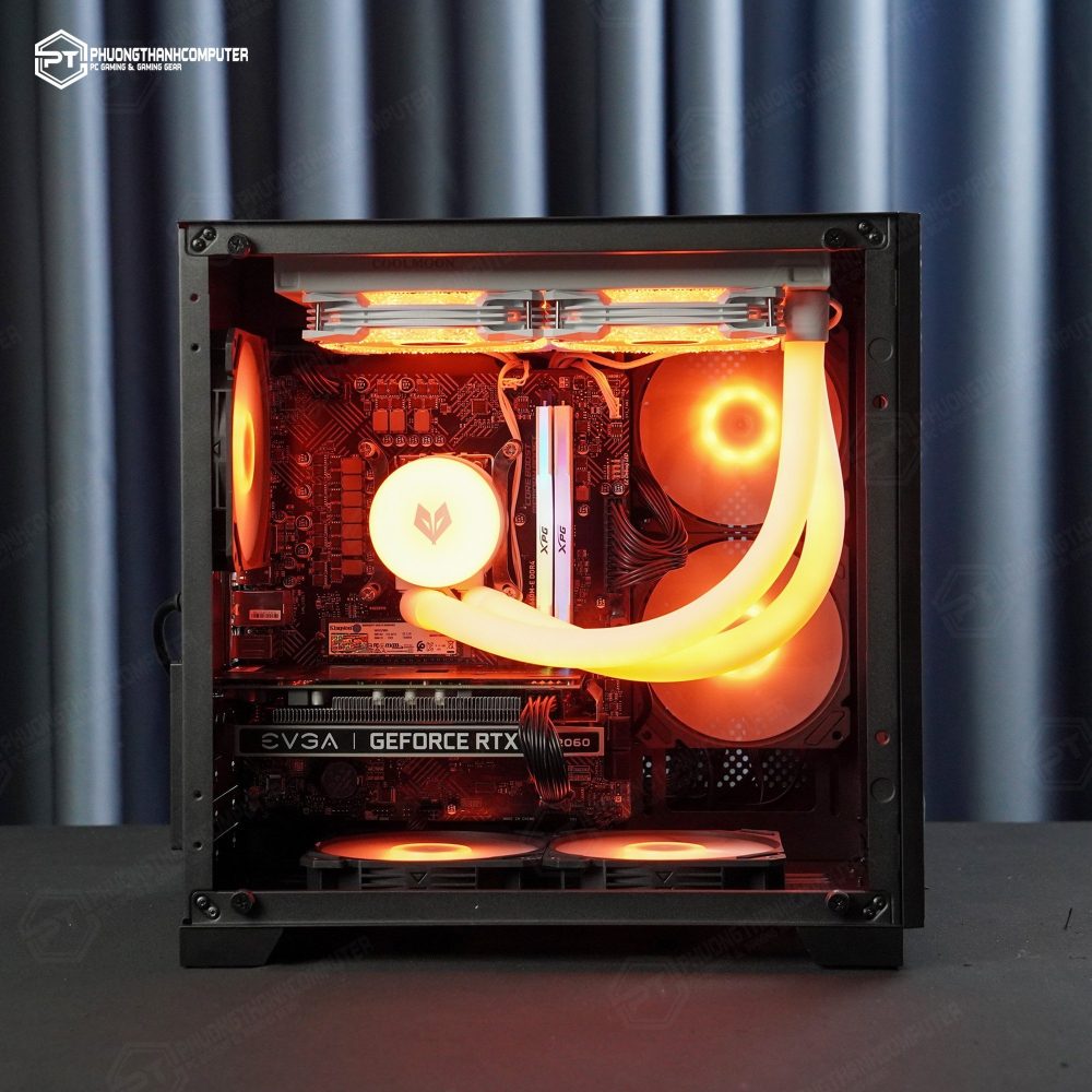 Máy Tính Chiến Game Tản Nhiệt Nước I5 12400F RTX 2060, PC Gaming
