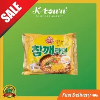 Mì Tôm Vừng Ottogi hàn Quốc Gói 115g / 참깨라면 | Ktown Market