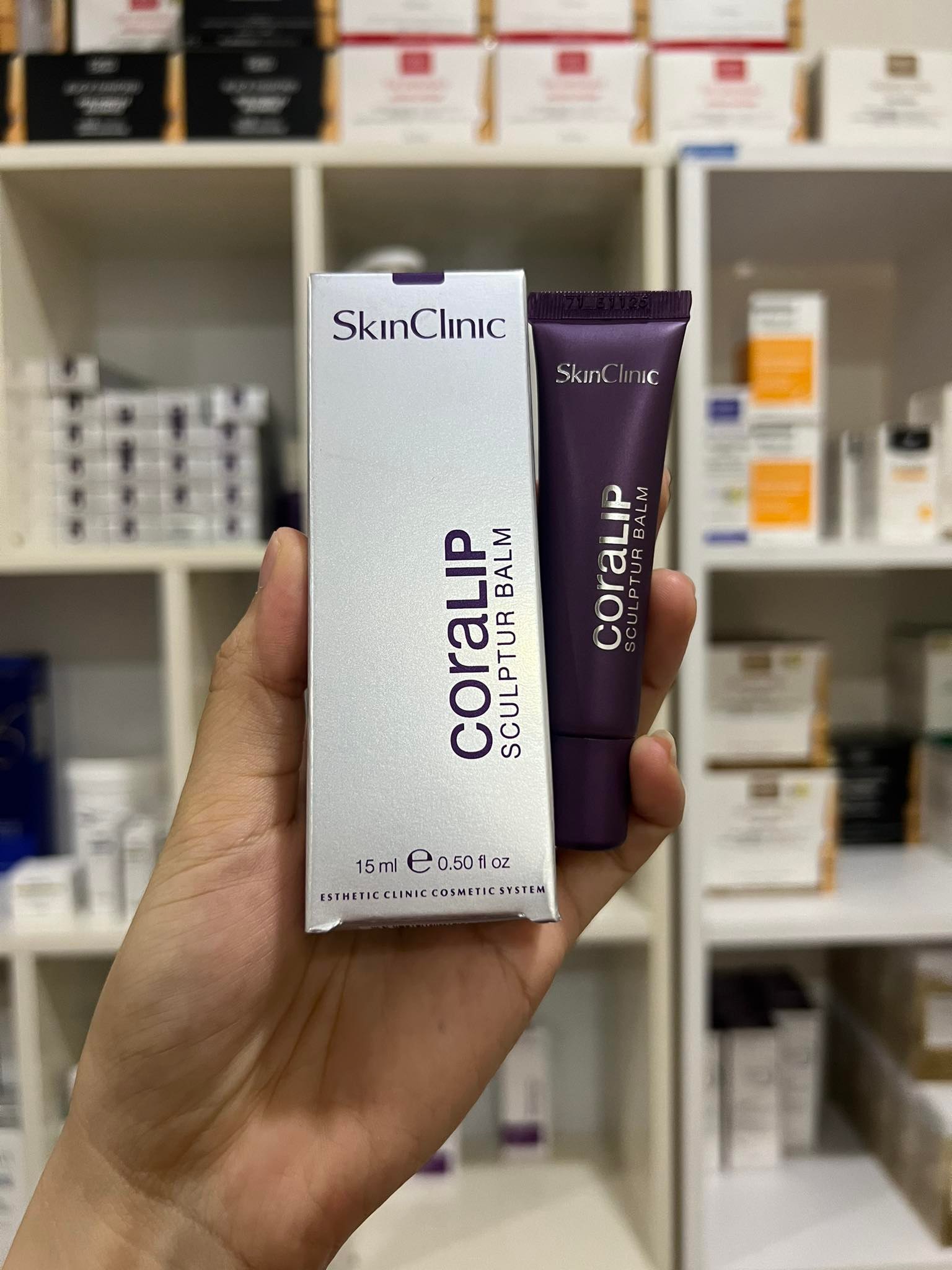 SkinClinic Coralip Son Dưỡng Làm Đầy Môi, Giảm Nếp Nhăn 15ml- xách tay