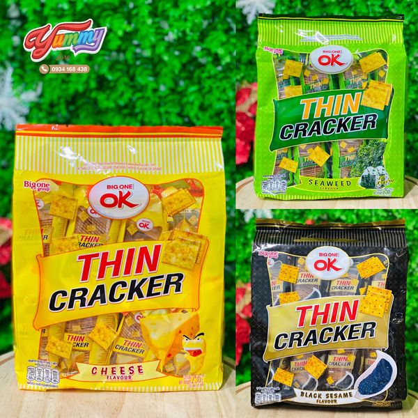Bánh quy ok thin cracker thái lan