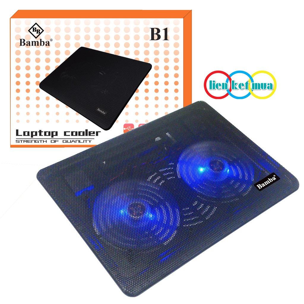 Quạt làm mát Laptop Bamba B1 - Đế tản nhiệt Laptop