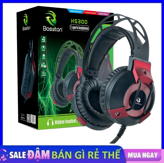 Tai nghe chuyên game bosston hs300 led