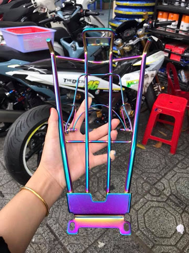 Baga Inox 10ly Xi Titan gắn honda WINNER X - Moto DCR