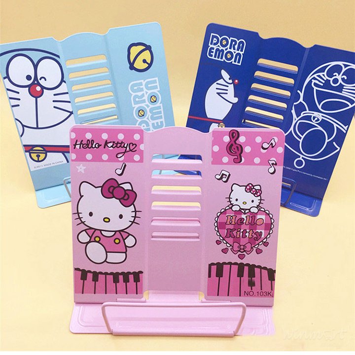 Giá Kẹp Sách Để Bàn Đọc Sách - Giá Đỡ Kẹp Sách Chống Cận Thị In Hình Đáng Yêu - Đa Dạng Màu Sắc