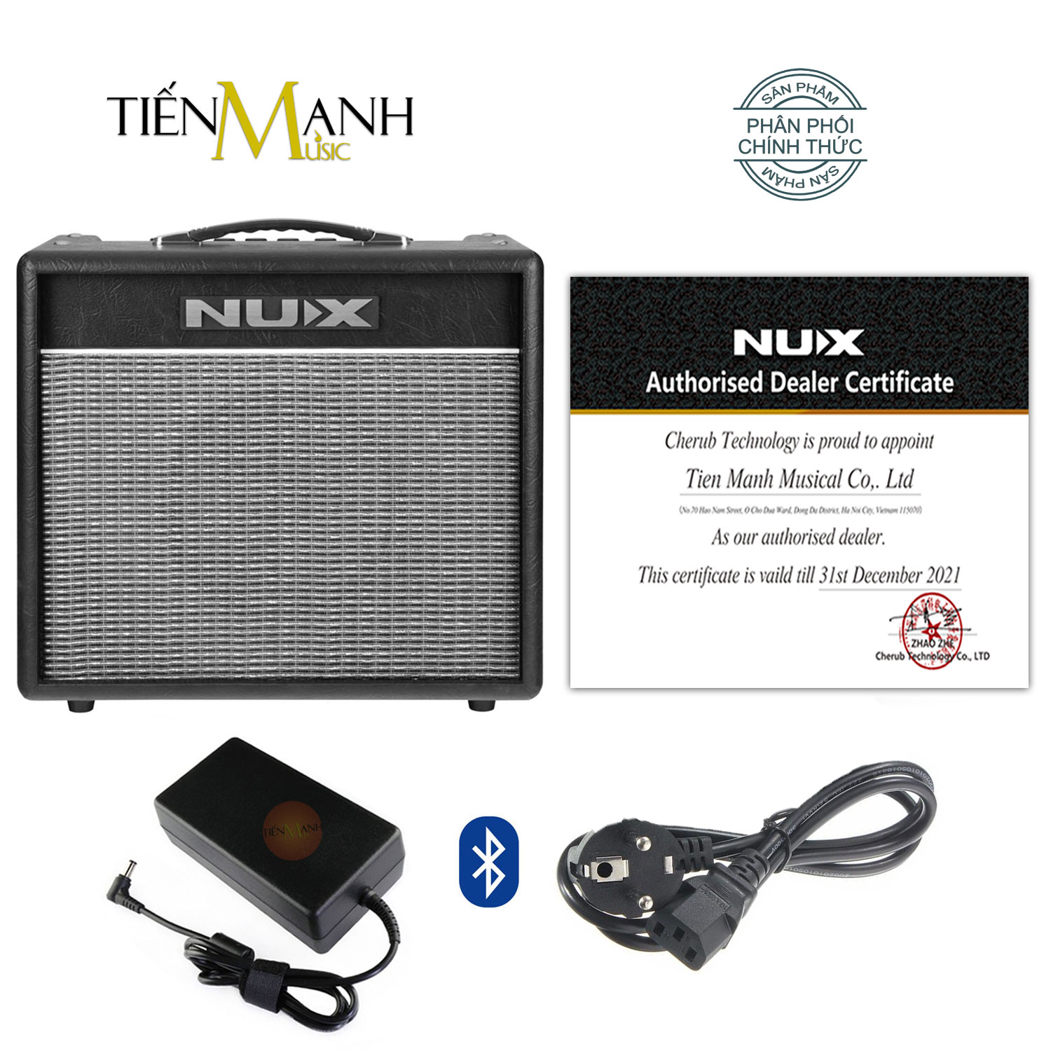 Amply guitar điện nux mighty 20bt mkii - loa ampli di động amplifier 20 bt mk2