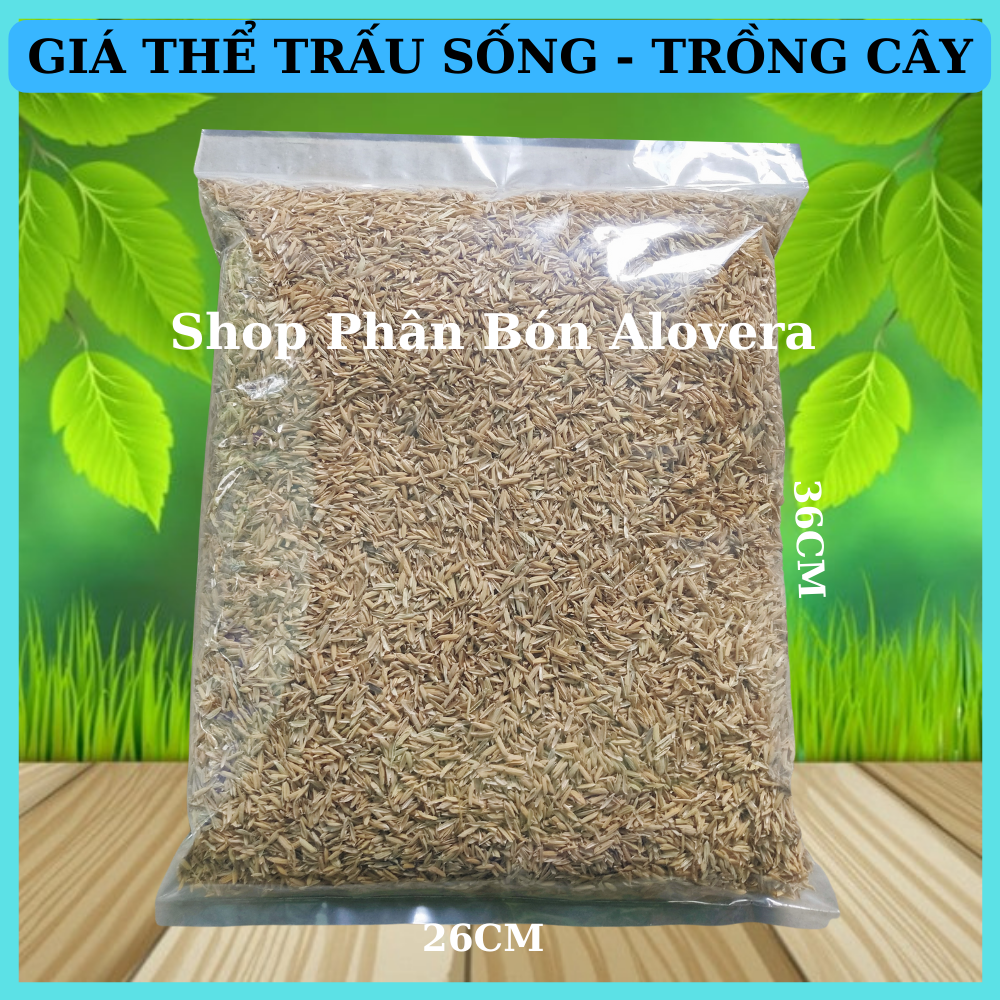 Giá thể trấu sống trồng cây