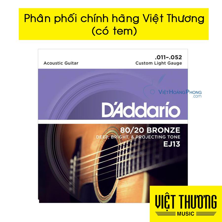 Dây Đàn Guitar Acoustic D'Addario EJ10 - Việt Hoàng Phong