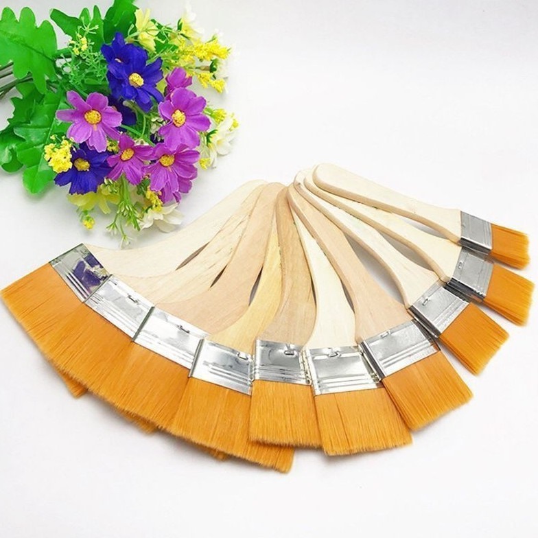 [Hàng Có Sẵn ]Panh xô Nilon chổi vẽ  màu acrylic, sơn tường, màu 3d tranh vẽ các loại nhiều size