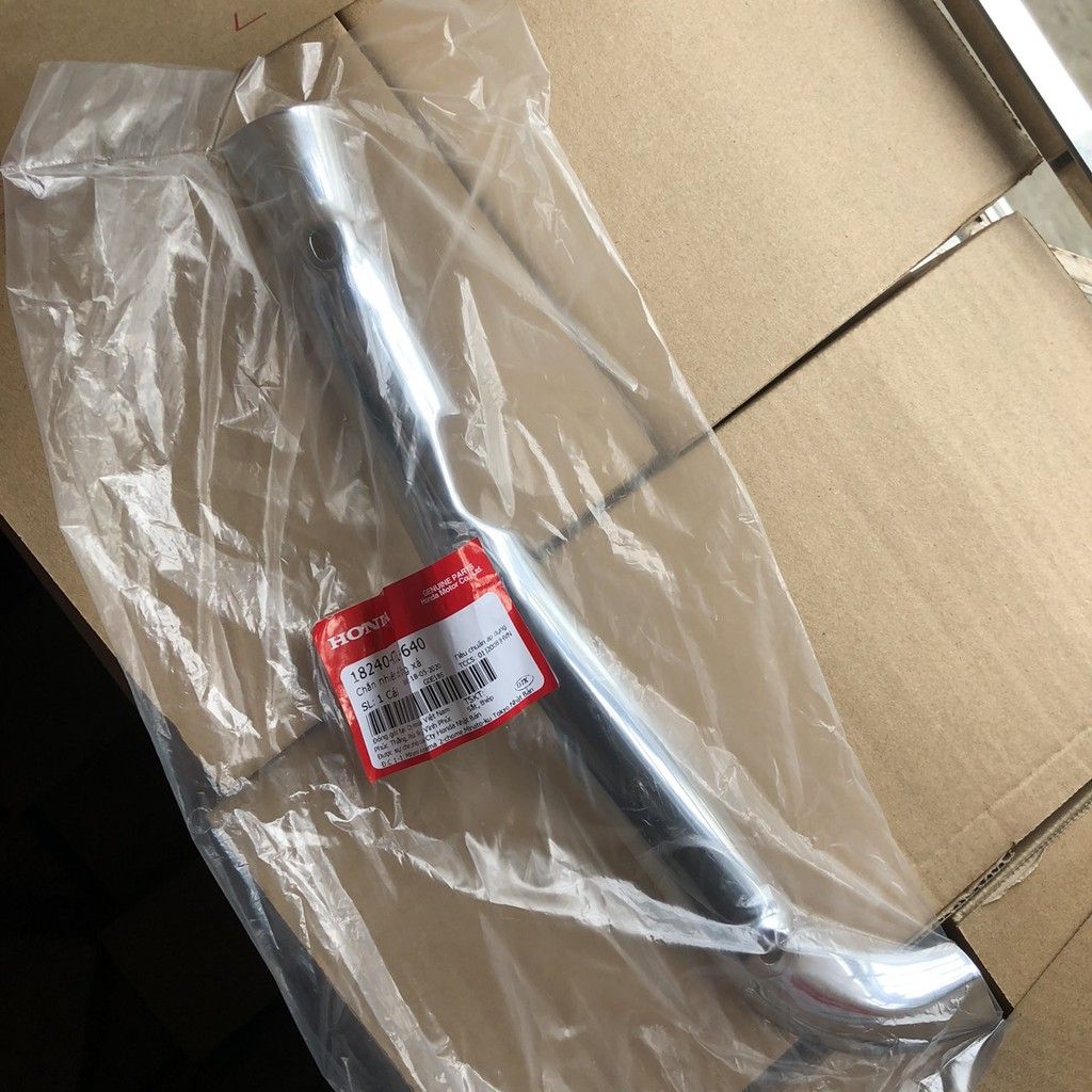 ốp cổ pô xe Wave nhỏ zx thái việt. hàng chính hãng honda việt nam