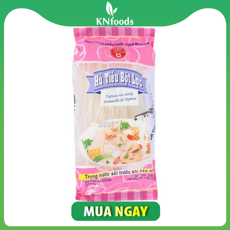 Hủ tiếu bột lọc Bích Chi gói 200g