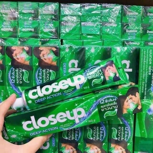 Combo 5* kem đánh răng close up thái - 160gr ngừa sâu răng và làm chắc men răng loại bỏ mảng bám và vết ố, giúp răng trắng tự nhiên cho hơi thở thơm mát.
