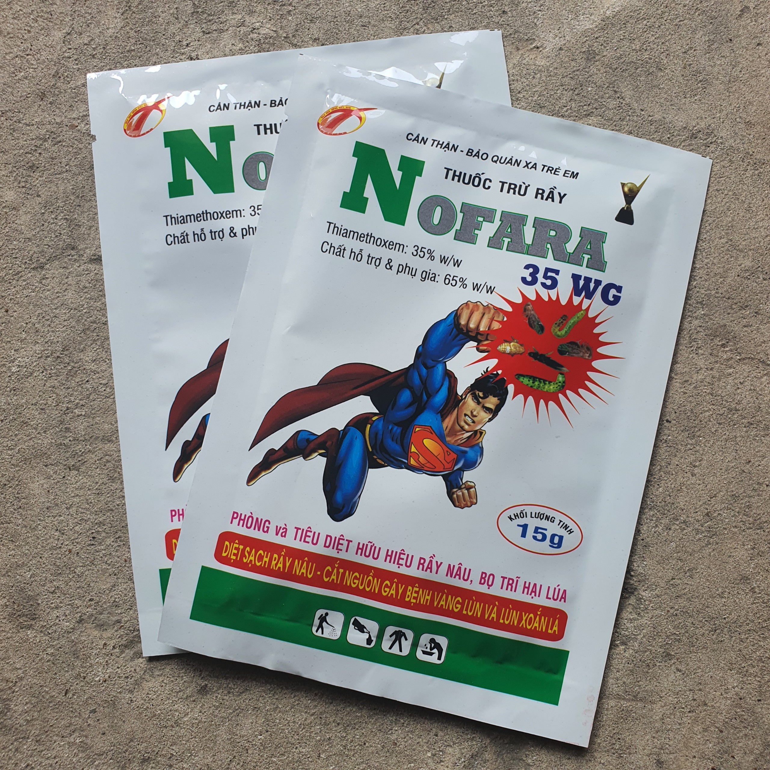 Thuốc trừ bọ trĩ, bù lạch nofara 35wg 15gr