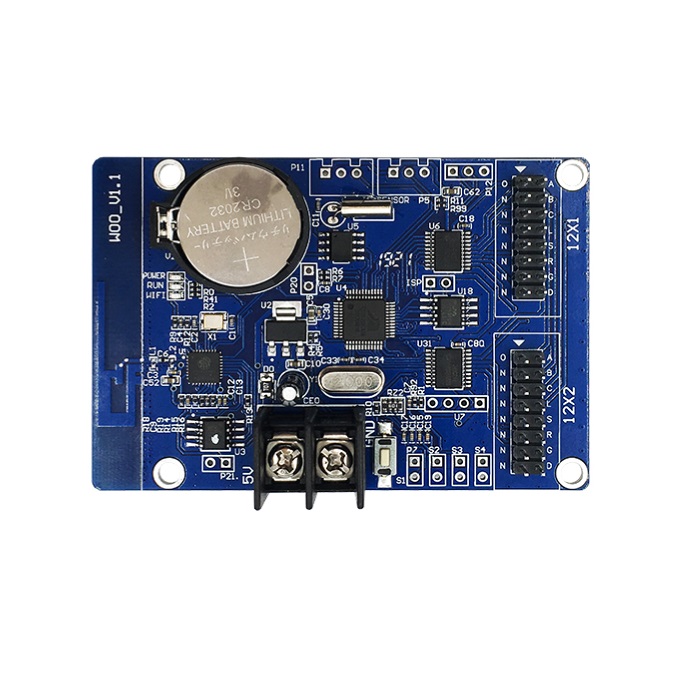 Mạch điều khiển hd w00, card led ma trận 1 màu, 3 màu