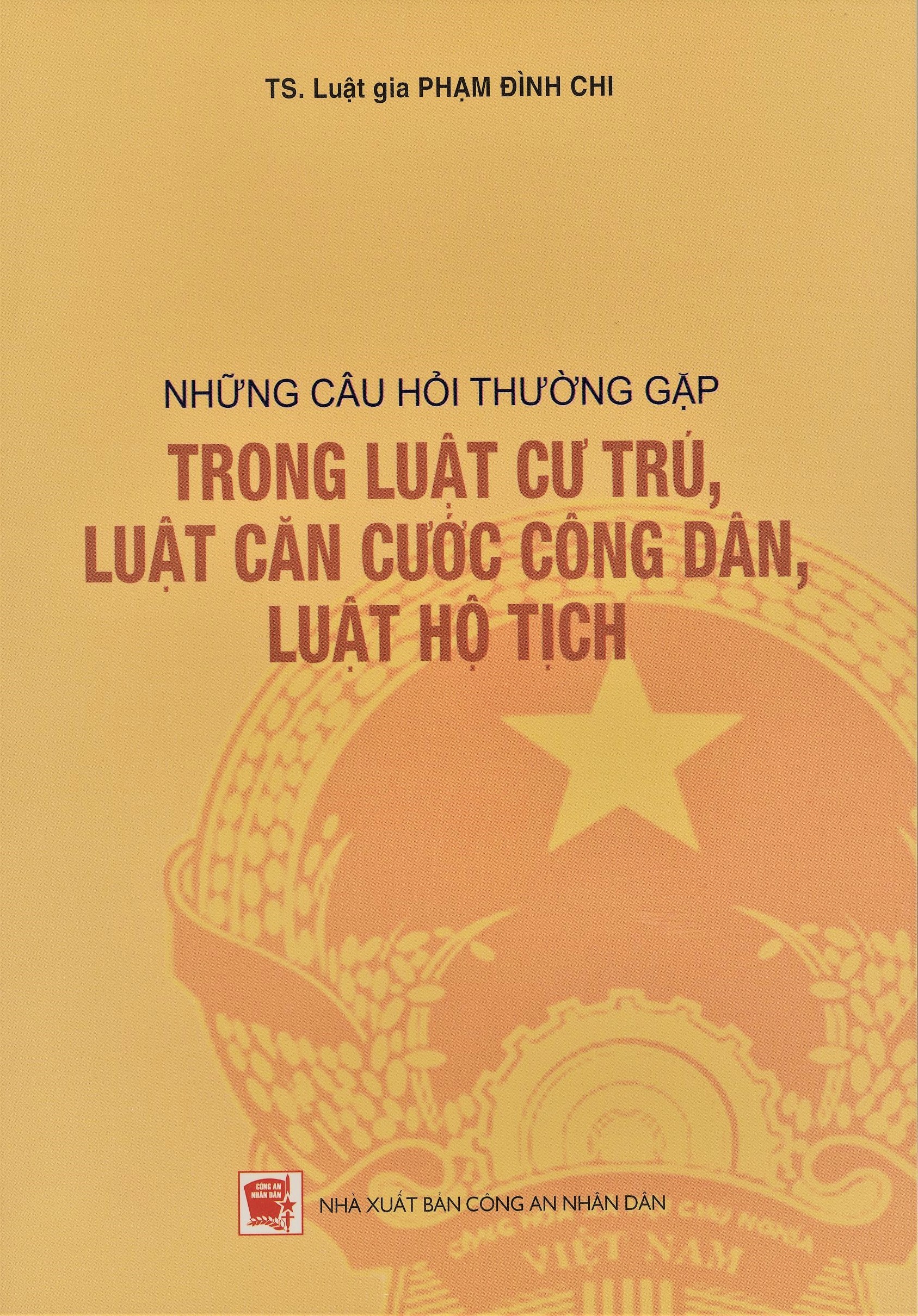 Những câu hỏi thường gặp trong luật cư trú, luật căn cước công dân, luật hộ tịch