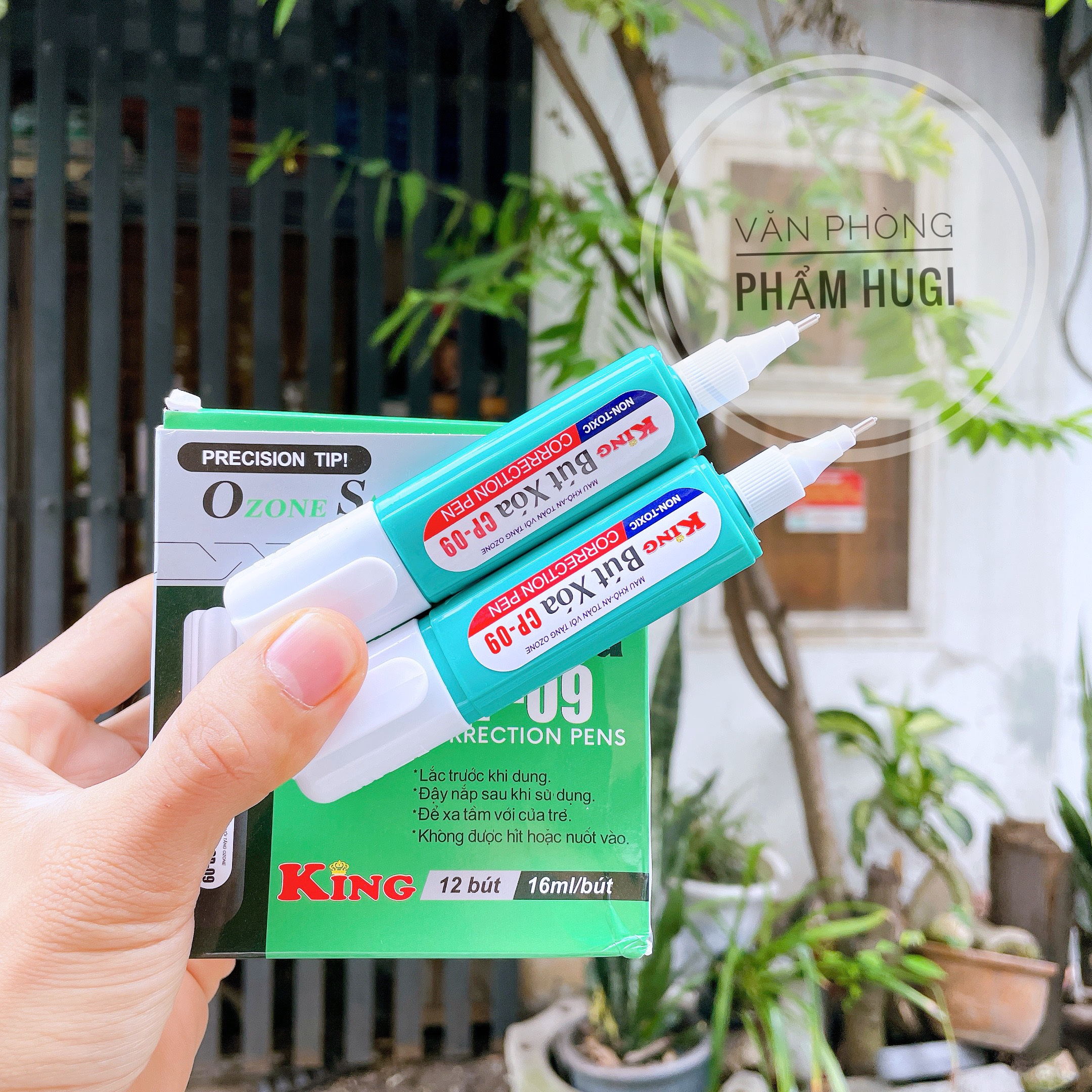 Hộp 12 cây bút xóa nước king cp-09 thể tích 16ml