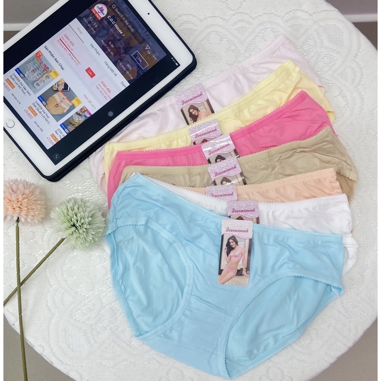 1 chiếc quần lót nữ cotton siêu mịn- thấm hút tốt - quần sịp nữ - quần lót cotton nữ - N07