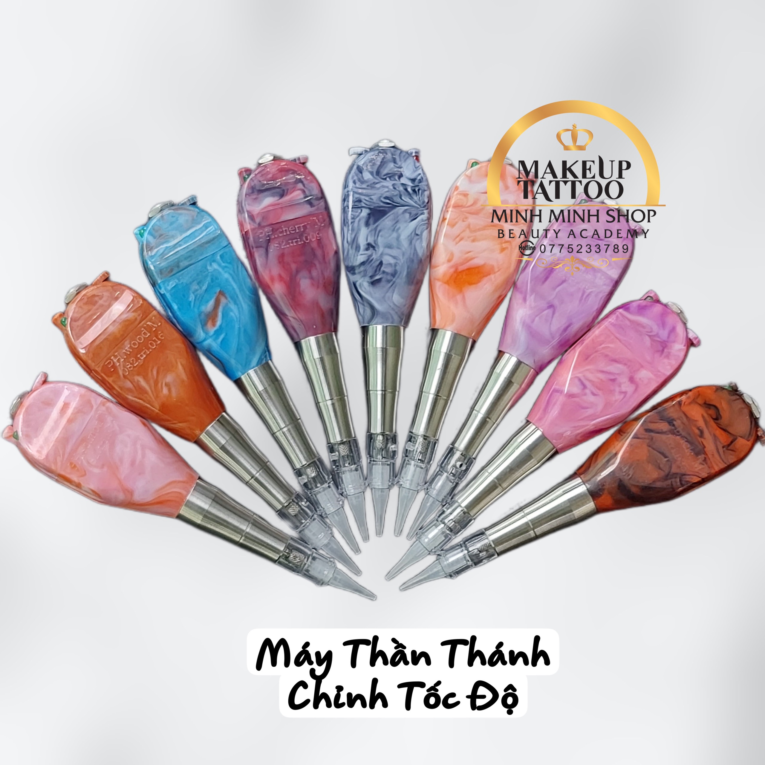 [HCM Máy Phun Xăm Thần Thánh Chỉnh Số, Chỉnh Tốc Độ Loaji 1