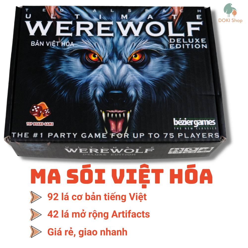 Bài ma sói Việt Hóa Ultimate và ma sói mở rộng Artifacts giá rẻ
