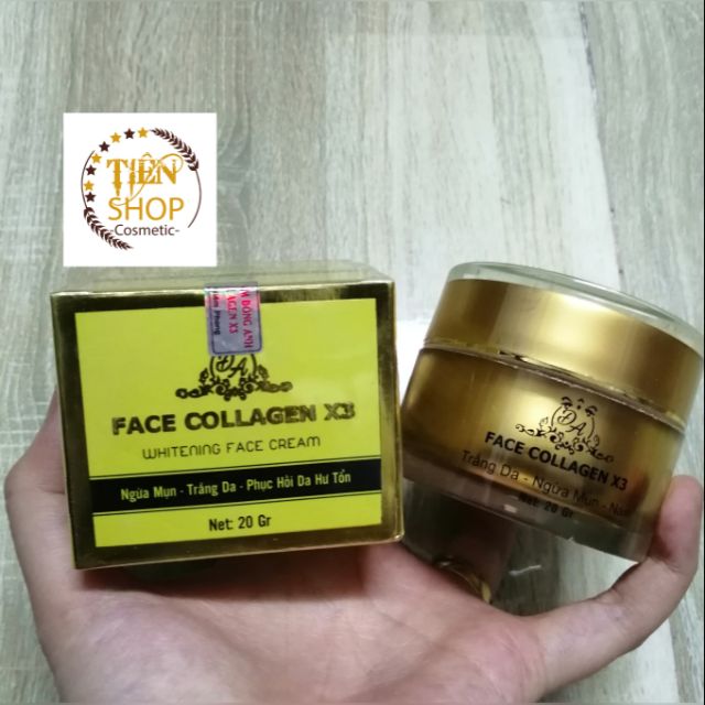 KEM FACE COLLAGEN X3 ĐÔNG ANH HÀNG CHÍNH HÃNG Hộp 20Gram