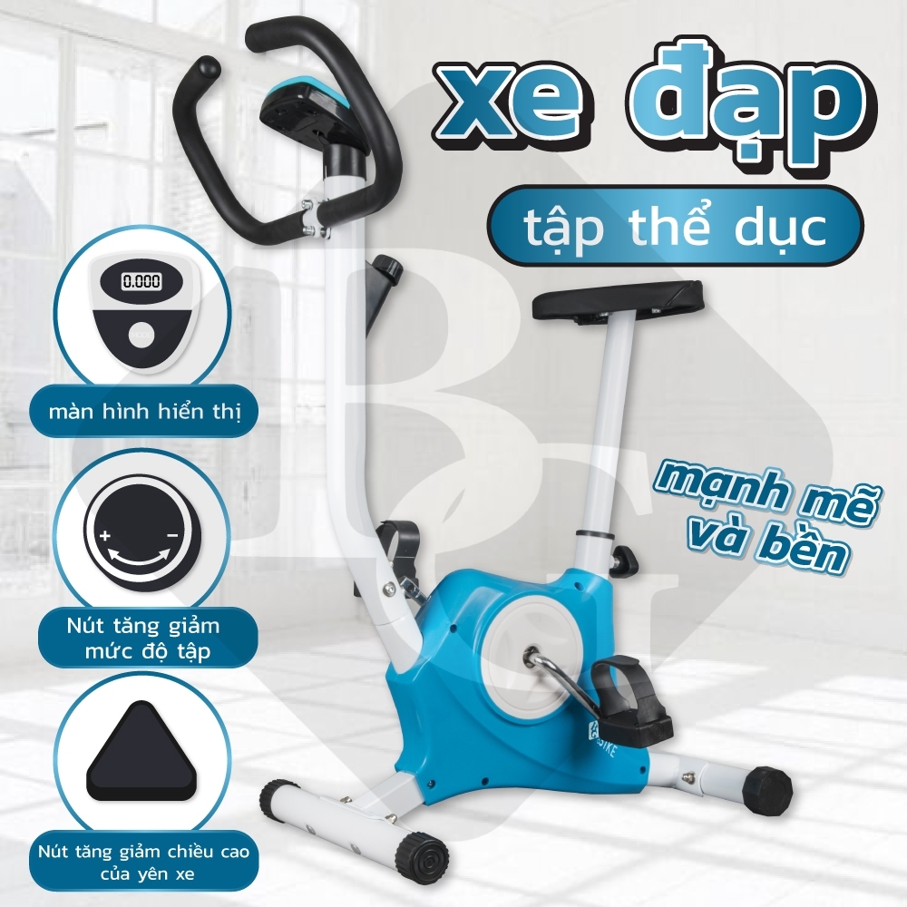 BG - Xe đạp tập thể dục trong nhà Model YS02 BLUE MỚI 2023