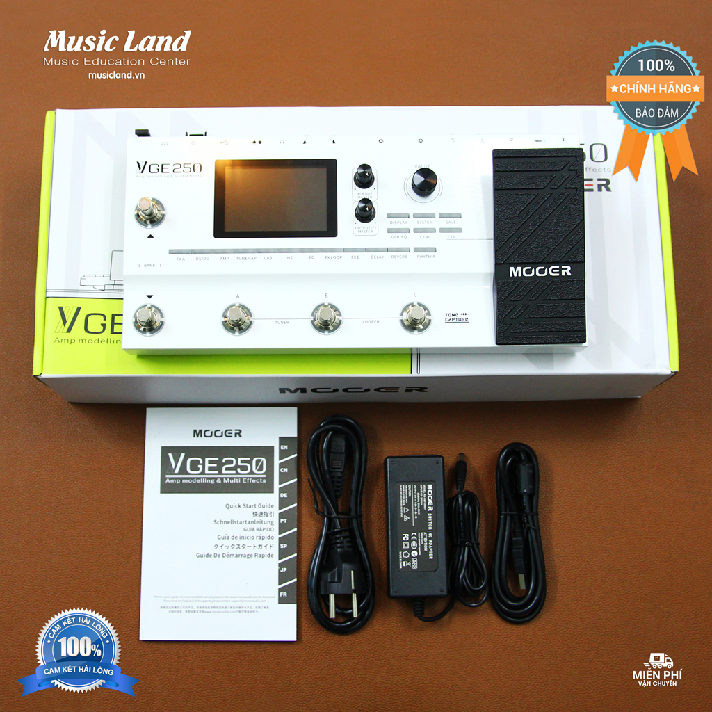 Phơ Guitar Điện Mooer GE250 – Chính Hãng