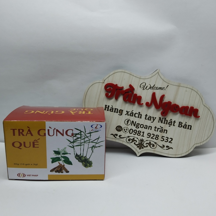 Trà Gừng Quế việt Pháp - Hộp 10 Gói
