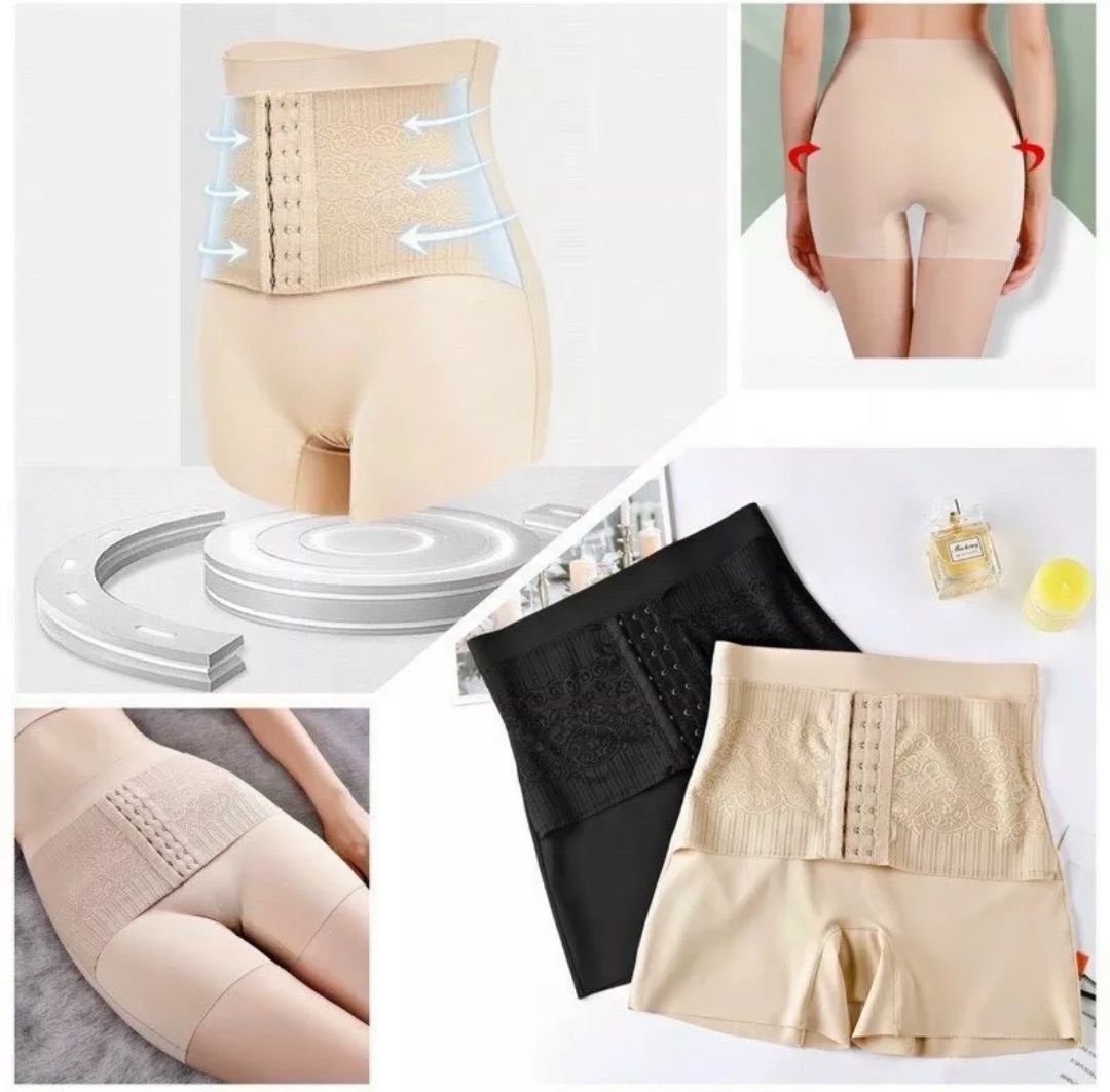 Quần đùi mặc váy kèm gen nịt bụng su đúc nâng mông cài trước tạo vòng eo thon gọn - quần gen bụng mặc váy định hình giảm mỡ
