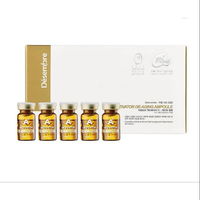 Tế bào gốc trẻ hóa da Désembre Activator De – Aging Micro Ampoule