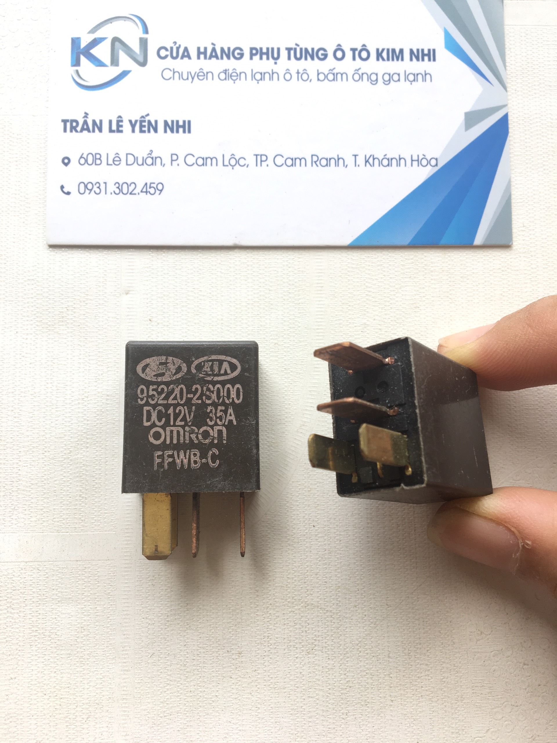 RELAY (ROLE) KIA DECO 4 CHÂN 12V 35A (mẫu tuỳ đợt về)