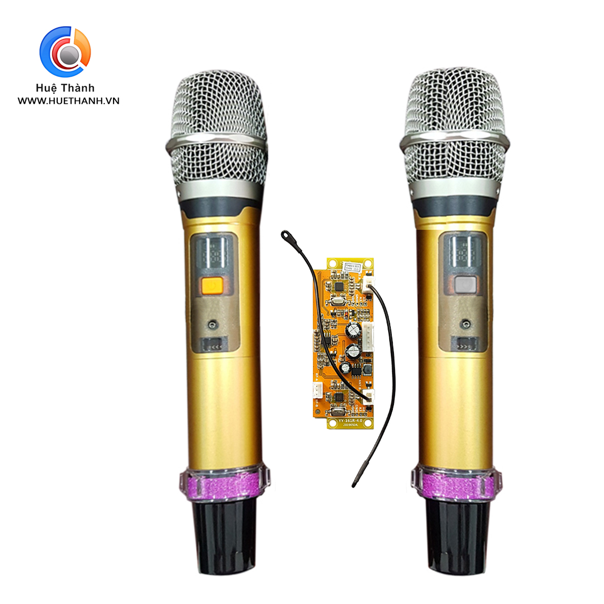 MICRO VÀNG - hàng mới 98%, Chính hãng - Míc Chuyên Dụng - Chất lượng âm thanh chân thực - Micro hát rất nhẹ cho ra âm thanh chuẩn