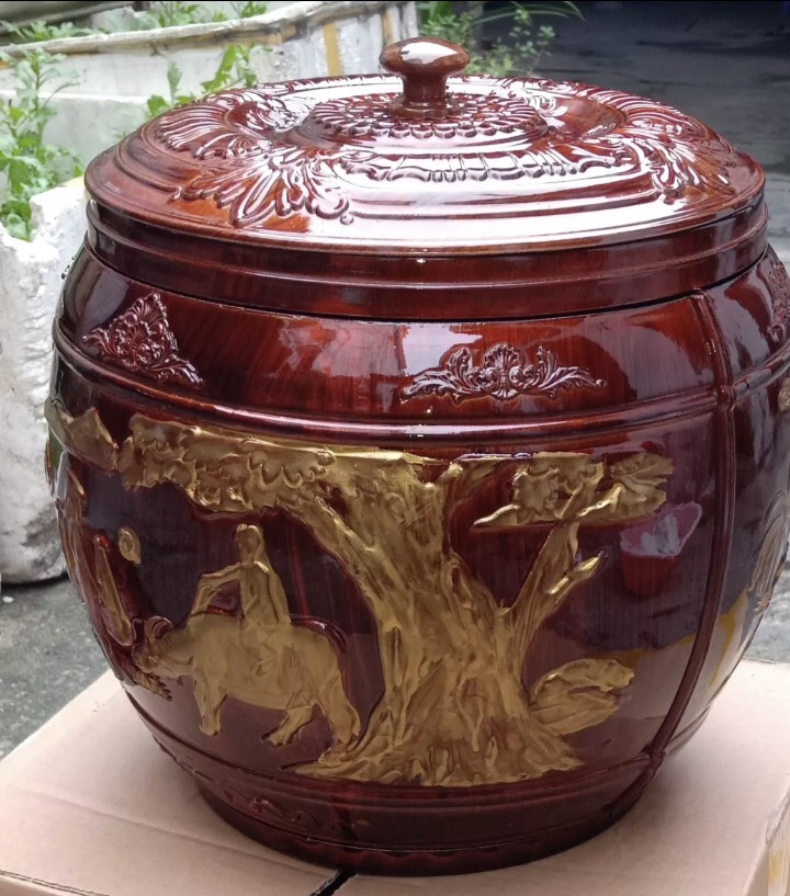 [FREE SHIP] BỘ GIỎ Ủ ẤM TRÀ XANH LOẠI 1,5 LÍT