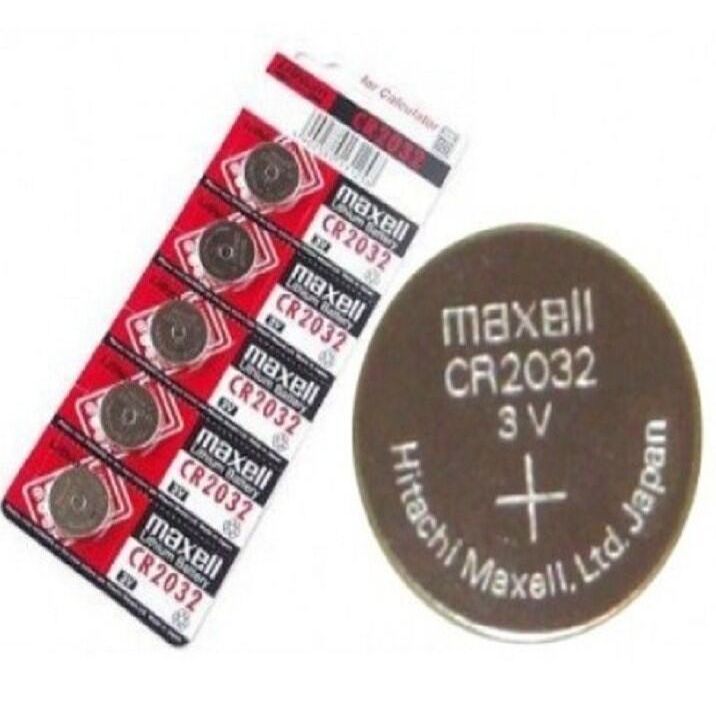 1 vỉ 5 viên. pin đồng tiền. loại 3v maxcel. cr2032, sử dụng cho các thiết bị điện,điện tử, cmos, remote. 143