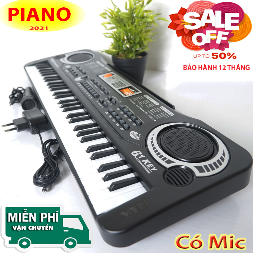 [ PIANO 2022 ]Mua Đàn Piano - Bé Học Đàn Tại Nhà Phát Triển Tay Trí Não Thuộc Bàn Phím - Đàn Organ Cho Người Lớn Và Trẻ Em - Đàn Kỹ Thuật Số Âm Cực Hay- Bh 12 thang