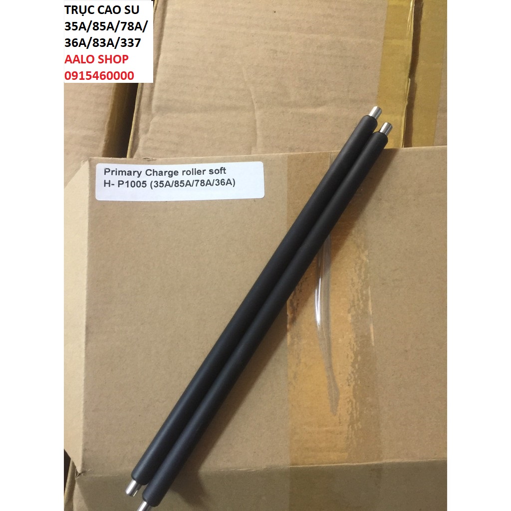 Trục cao su 35a 85a 83a 78a 312 325 337 cho hộp mực hp 35a 85a 36a 78a 83a 48a canon 6230dn 6030w 6200d - trục sạc 35a