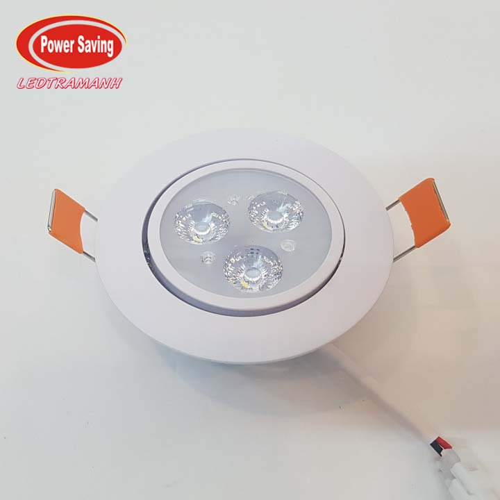 Đèn led âm trần 3w mắt ếch cao cấp