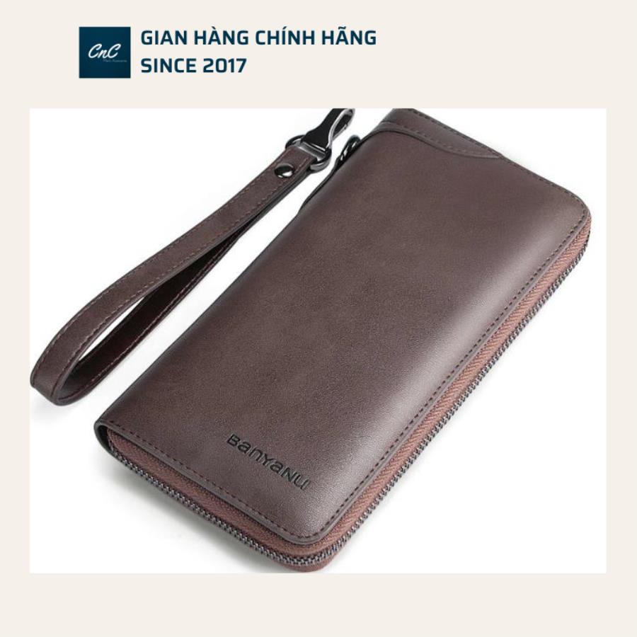 [HCM]BẢO HÀNH 10 NĂM HÀNG NHẬP Ví da nam I Ví cầm tay nam I Ví nam I Ví nam đẹp I Bóp da nam I Cluch nam I Ví dài nam I Bóp da nam I Ví da nam đẹp I Ví nam đẹp VNA19 DA BÒ CAO CẤP LOẠI 1
