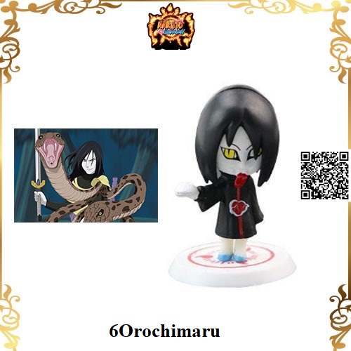 [HCM]1084 Mô hình Akatsuki Naruto Chibi nhân vật 6-Orochimaru