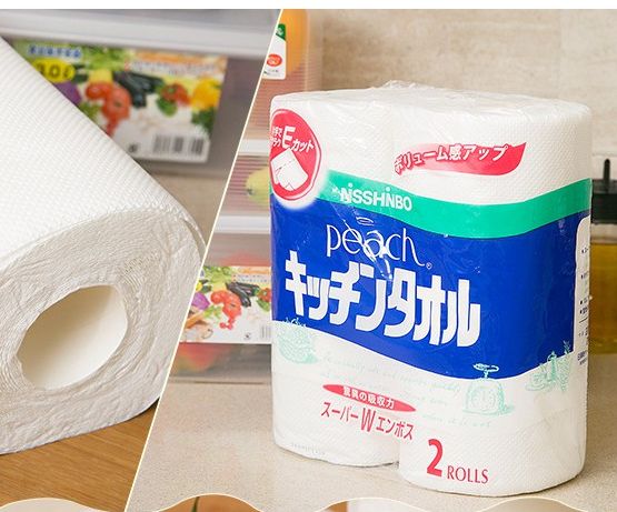 Set 2 cuộn khăn giấy bếp nhật bản giấy dai, thấm hút cực tốt là sản phẩm không thể thiếu trong căn bếp nhà bạn - khang kiệt