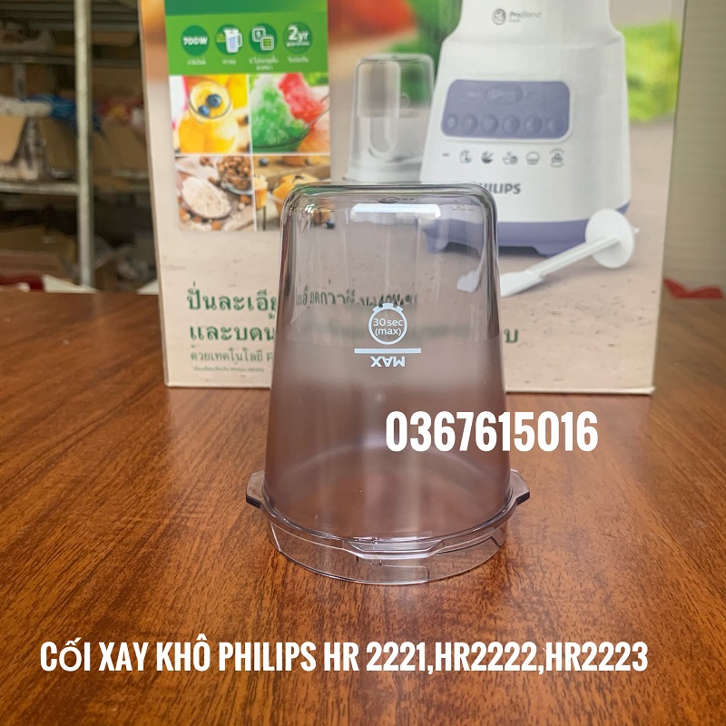 Cối xay khô chính hãng philip hr2221/2222/ hr2223