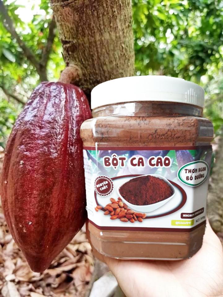 Bột Cacao Nguyên chất 500g - Hương vị Ca cao đến từ Đắk Lắk