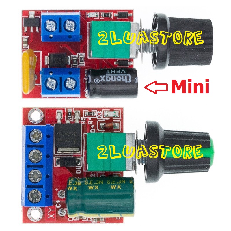 Mạch điều khiển tốc độ động cơ dc-dc 3v-35v 5a pwm max 90w