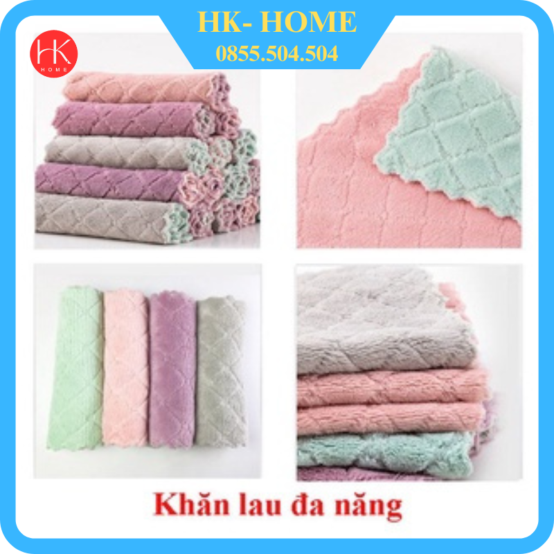 Khăn lau bếp đa năng 2 mặt, Khăn lau đa năng giá rẻ