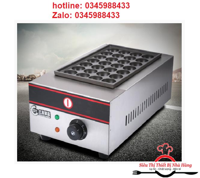 Máy làm bánh bạch tuộc cao cấp 28 viên dùng điện