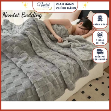 🦚Siêu Phẩm🦚Chăn (Mền) Lông Cừu Cao Cấp Nhập Khẩu 2m3x2m Hàng Loại 1 Dày Dặn, Mềm Mịn, Đắp 2 Mùa_HCM